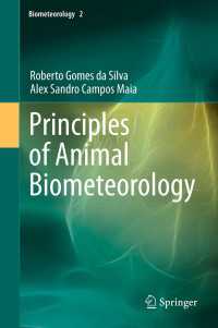 Principles of Animal Biometeorology〈2013〉