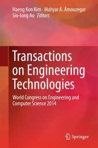 Transactions on Engineering Technologies : World Congress on Engineering and Computer Science 2014