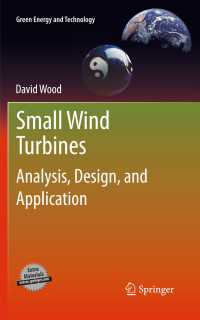 Small Wind Turbines : Analysis, Design, and Application