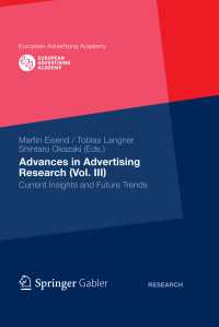 Advances in Advertising Research (Vol. III)〈2012〉 : Current Insights and Future Trends