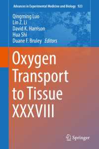 Oxygen Transport to Tissue XXXVIII〈1st ed. 2016〉