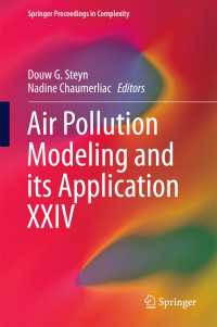 Air Pollution Modeling and its Application XXIV〈1st ed. 2016〉