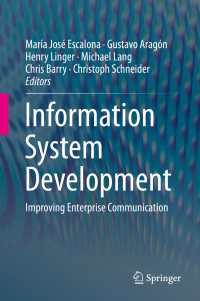 Information System Development〈2014〉 : Improving Enterprise Communication