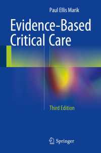 ＥＢクリティカルケア（第３版）<br>Evidence-Based Critical Care〈Third Edition 2015〉（3）