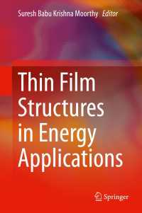 Thin Film Structures in Energy Applications〈2015〉