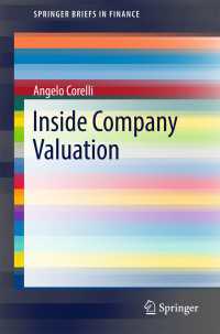 Inside Company Valuation〈1st ed. 2017〉