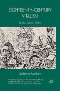 Eighteenth-Century Vitalism : Bodies, Culture, Politics