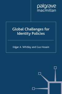 アイデンティティ政策のグローバルな課題<br>Global Challenges for Identity Policies