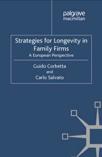 Strategies for Longevity in Family Firms : A European Perspective