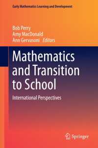 Mathematics and Transition to School : International Perspectives