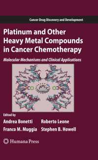 Platinum and Other Heavy Metal Compounds in Cancer Chemotherapy : Molecular Mechanisms and Clinical Applications