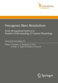 Oncogenes Meet Metabolism : From Deregulated Genes to a Broader Understanding of Tumour Physiology