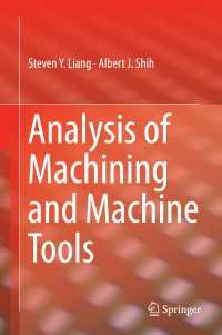 Analysis of Machining and Machine Tools〈1st ed. 2016〉