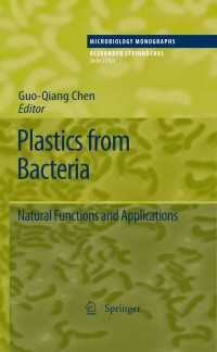 Plastics from Bacteria : Natural Functions and Applications