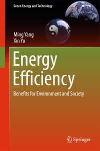 Energy Efficiency : Benefits for Environment and Society