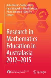 Research in Mathematics Education in Australasia 2012-2015〈1st ed. 2016〉