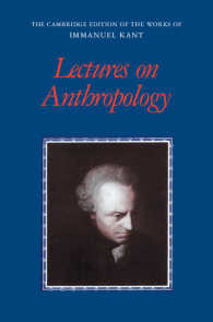 英訳カント全集：人間学講義集<br>Lectures on Anthropology