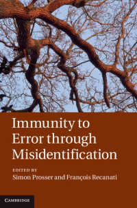 Immunity to Error through Misidentification : New Essays