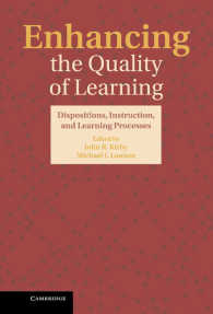 Enhancing the Quality of Learning : Dispositions, Instruction, and Learning Processes