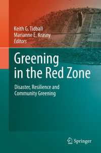 Greening in the Red Zone : Disaster, Resilience and Community Greening