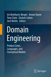 Domain Engineering : Product Lines, Languages, and Conceptual Models