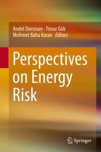 エネルギーリスクへの視点<br>Perspectives on Energy Risk