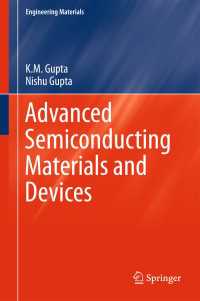 Advanced Semiconducting Materials and Devices〈1st ed. 2016〉