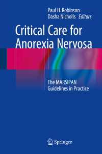 Critical Care for Anorexia Nervosa : The MARSIPAN Guidelines in Practice