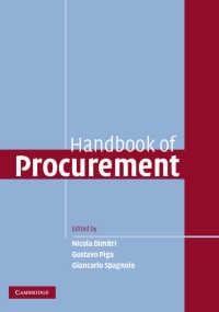 調達ハンドブック<br>Handbook of Procurement