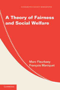 公正の理論と社会福祉：経済学的アプローチ<br>A Theory of Fairness and Social Welfare