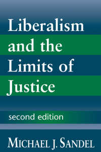 Ｍ．サンデル『自由主義と正義の限界』（原書）第２版<br>Liberalism and the Limits of Justice（2）
