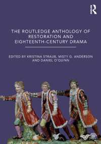 王政復古期・１８世紀劇作アンソロジー<br>The Routledge Anthology of Restoration and Eighteenth-Century Drama