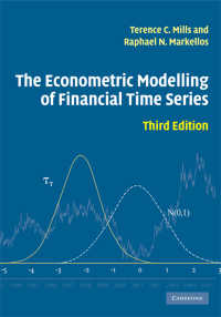 金融時系列の計量経済学的モデリング（第３版）<br>The Econometric Modelling of Financial Time Series（3）