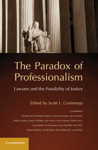 プロフェッショナリズムのパラドクス：法曹と司法の可能性<br>The Paradox of Professionalism : Lawyers and the Possibility of Justice