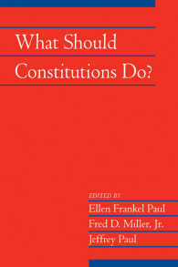 憲法の役割<br>What Should Constitutions Do?