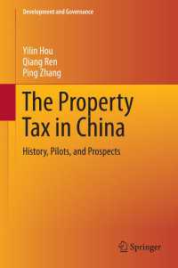 The Property Tax in China : History, Pilots, and Prospects