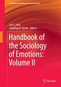 情動の社会学ハンドブック（第２巻）<br>Handbook of the Sociology of Emotions: Volume II