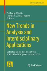 New Trends in Analysis and Interdisciplinary Applications : Selected Contributions of the 10th ISAAC Congress, Macau 2015