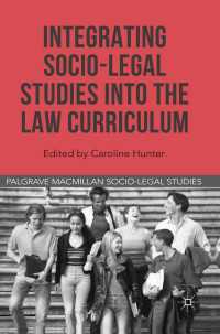 法社会学の法学部カリキュラムへの統合<br>Integrating Socio-Legal Studies into the Law Curriculum