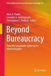 Beyond Bureaucracy〈1st ed. 2017〉 : Towards Sustainable Governance Informatisation