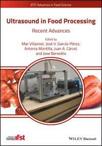超音波の食品科学への応用<br>Ultrasound in Food Processing : Recent Advances