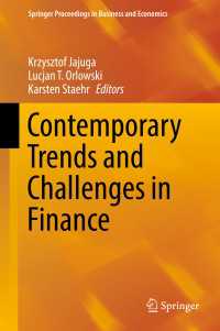 Contemporary Trends and Challenges in Finance〈1st ed. 2017〉 : Proceedings from the 2nd Wroclaw International Conference in Finance