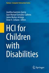 HCI for Children with Disabilities〈1st ed. 2017〉