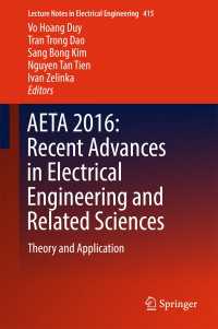 AETA 2016: Recent Advances in Electrical Engineering and Related Sciences : Theory and Application