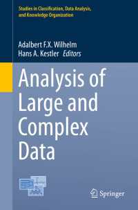 Analysis of Large and Complex Data〈1st ed. 2016〉
