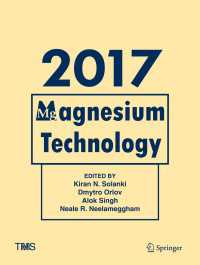 Magnesium Technology 2017〈1st ed. 2017〉