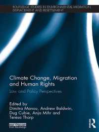 気候変動、移住と人権<br>Climate Change, Migration and Human Rights : Law and Policy Perspectives