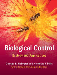 生物防除の生態学<br>Biological Control : Ecology and Applications