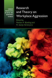 職場での攻撃的行為：調査と理論<br>Research and Theory on Workplace Aggression