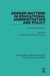Gender Matters in Educational Administration and Policy : A Feminist Introduction